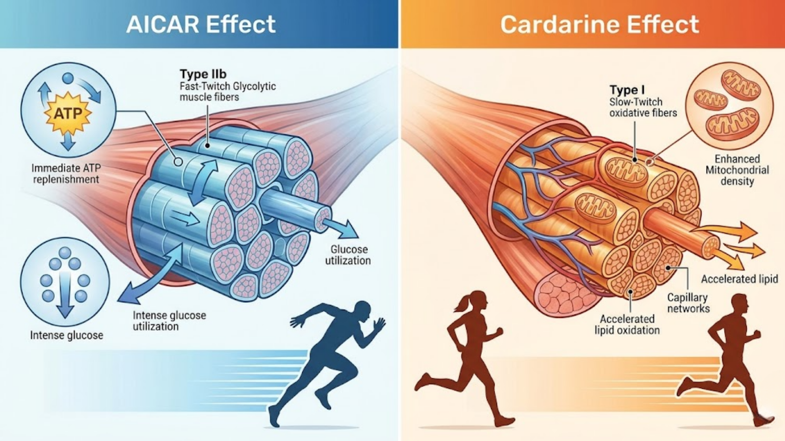 Physiological Targeting Map for AICAR and Cardarine