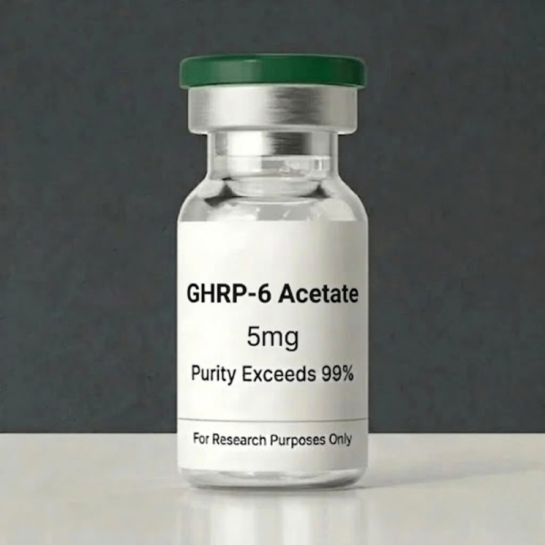 GHRP-6 Acetate (Extreme Appetite & GH) | 5mg - 10mg | >99% Purity